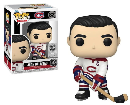 Funko Pop NHL Hockey Montreal Canadiens HABS Jean Beliveau Vinyl Figure New