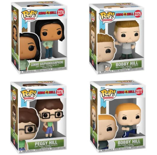Funko POP TV King Of The Hill Complete Set Of 4 Vinyl Figures New