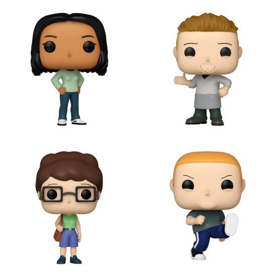 Funko POP TV King Of The Hill Complete Set Of 4 Vinyl Figures New