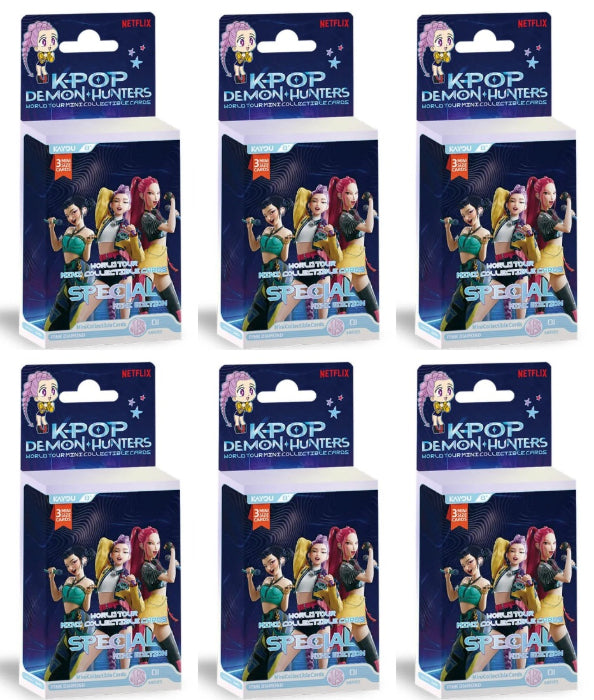 Kayou KPOP Demon Hunters World Tour Mini Cards Lots Of 6 Packs New