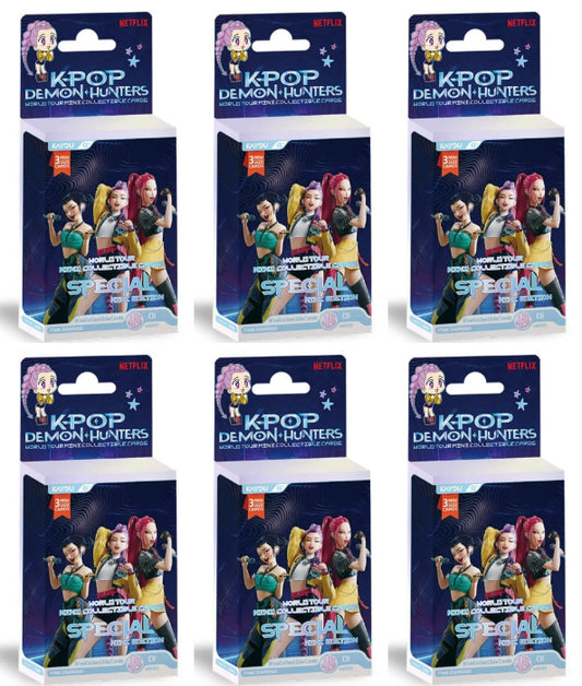 Kayou KPOP Demon Hunters World Tour Mini Cards Lots Of 6 Packs New