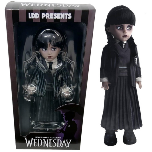 Mezco Toys Wednesday Nevermore Uniform LDD Living Dead Doll Figure New