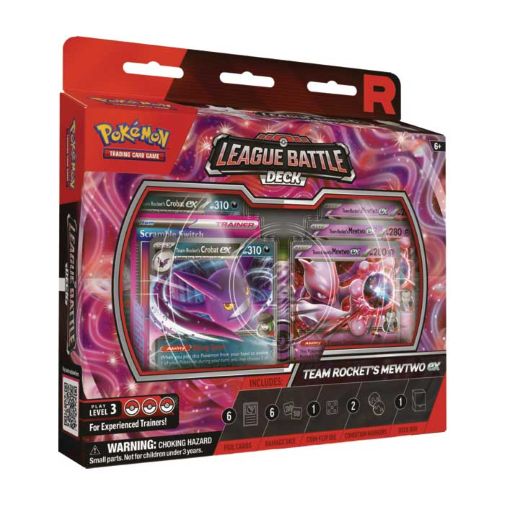 Pokemon Trading Cards Game TCG Battle Deck Team Rockets Mewtwo Ex Box New