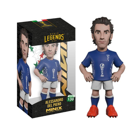 Minix Sports Soccer Legends Italy Alessandro Del Piero Vinyl Figure New