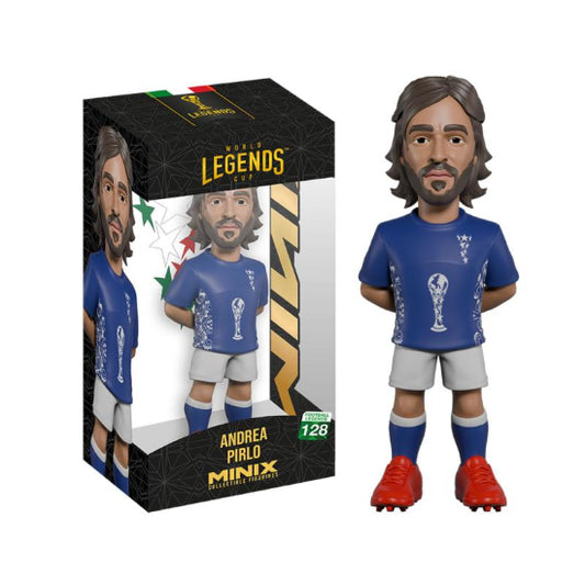 Minix Sports Soccer Legends Italy Andrea Pirlo Vinyl Figure New