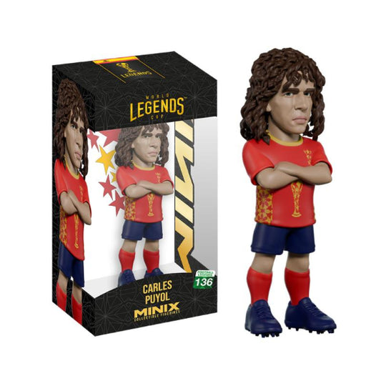 Minix Sports Soccer Legends Spain Carles Puyol Vinyl Figure New