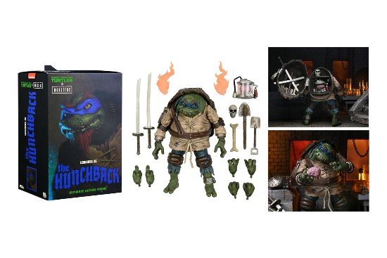 NECA TMNT Ninja Turtles Universal Monsters Leonardo Ultimate Action Figure New