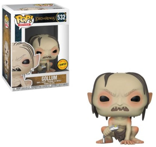 Funko POP Movies Lord Of The Rings Gollum CHASE Collector Level Vinyl Figure New