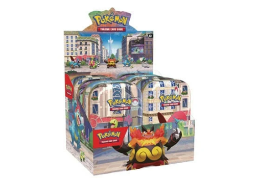 Pokemon TCG Lumiose City Mini Tin Display Case Of 10 Factory Sealed
