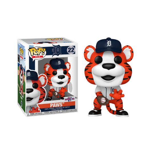 Funko POP Sports MLB Baseball Detroit Tigers Mascot Paws Vinyl Figure New