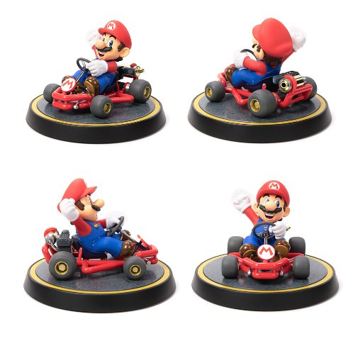 Dark Horse F4F Mario Kart Mario Standard Edition PVC Statue New