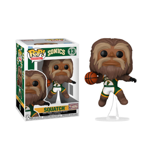 Funko POP Mascots NBA Basketball Seattle Supersonics Squatch Vinyl Figure New