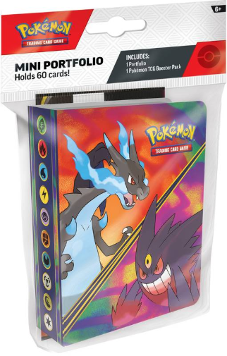 Pokemon TCG Mega Evolution Mini Portfolio Album With Booster Pack New