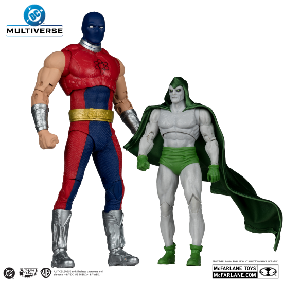 McFarlane Toys DC Multiverse MegaFig Atom Smasher & Spectre Action Figures New