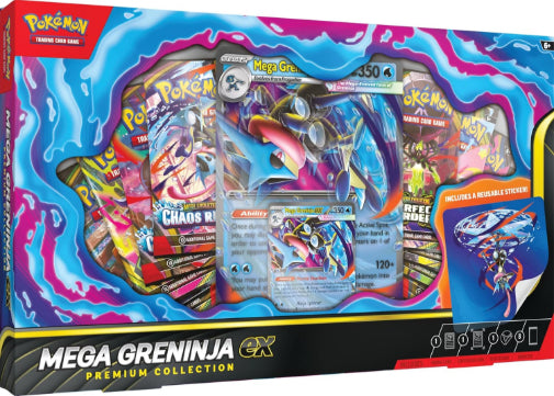 Pokemon TCG Premium Collection Mega Greninja Ex Box Factory Sealed