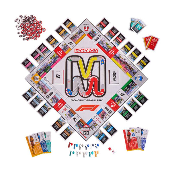 Hasbro Games F1 Formula 1 Racing Monopoly Board Game New