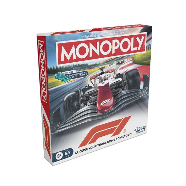 Hasbro Games F1 Formula 1 Racing Monopoly Board Game New