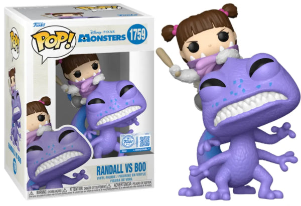 Funko POP Movies Disney Monster Inc Randall Vs Boo Vinyl Figure New
