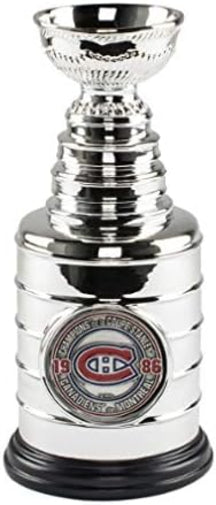 NHL Hockey 1986 Montreal Canadiens HABS 8" Replica Stanley Cup New