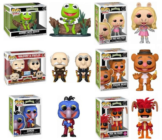 Funko POP Disney The Muppets Complete Set Of 6 Vinyl Action Figures New