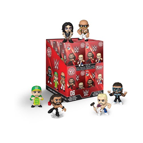 Funko Mystery Minis WWE Wrestling Series 27 Display Case Of 12 Vinyl Figures New