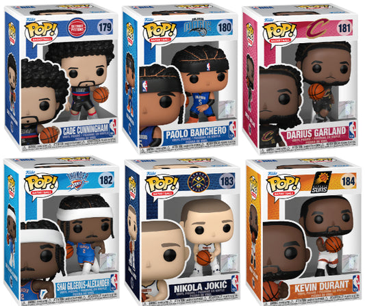 Funko POP Sports NBA Basketball Series 13 Complete Set Of 6 Vinyl Figures New