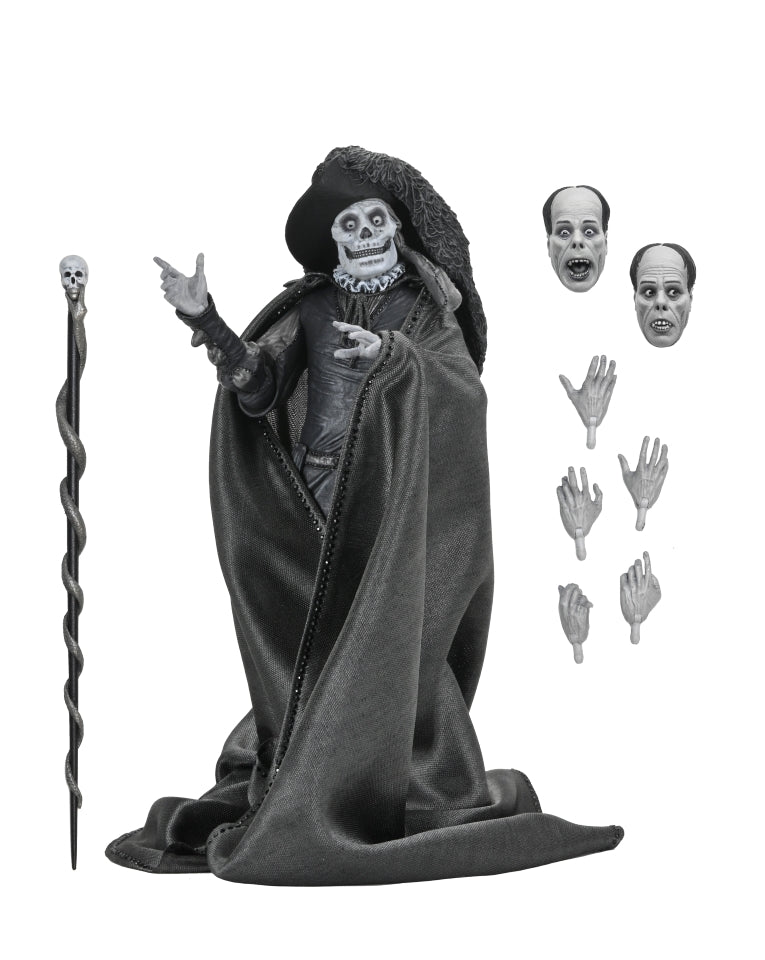 (PRE ORDER) NECA Phantom Of The Opera Masque Of Red Death Figure Black & White New
