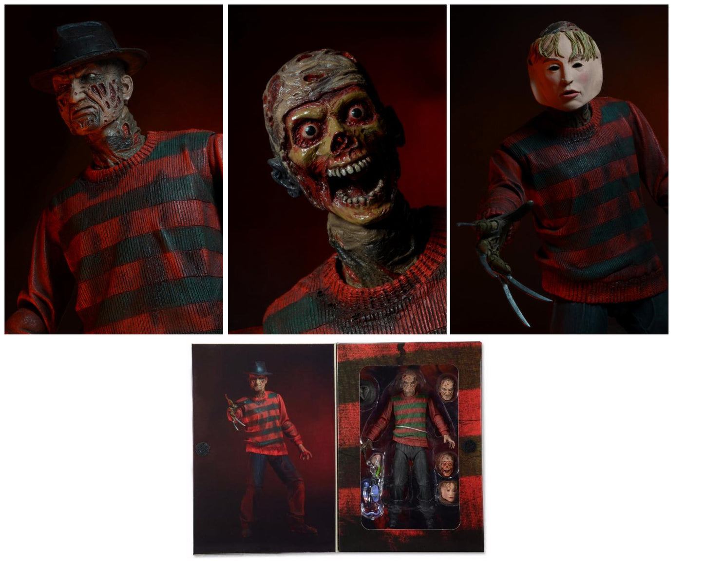 (PRE ORDER) NECA Nightmare On Elm St 30th Anniversary Ultimate Freddy Krueger Figure New
