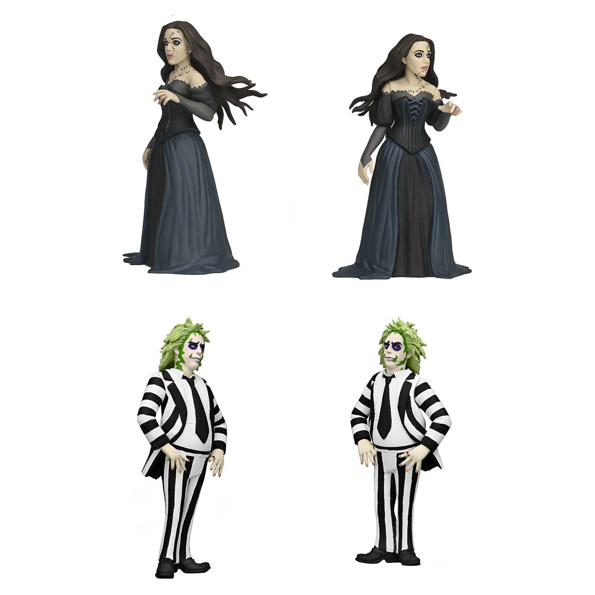 (PRE ORDER) NECA Beetlejuice Toony Terrors Beetlejuice & Delores 2 Pack Action Figures New