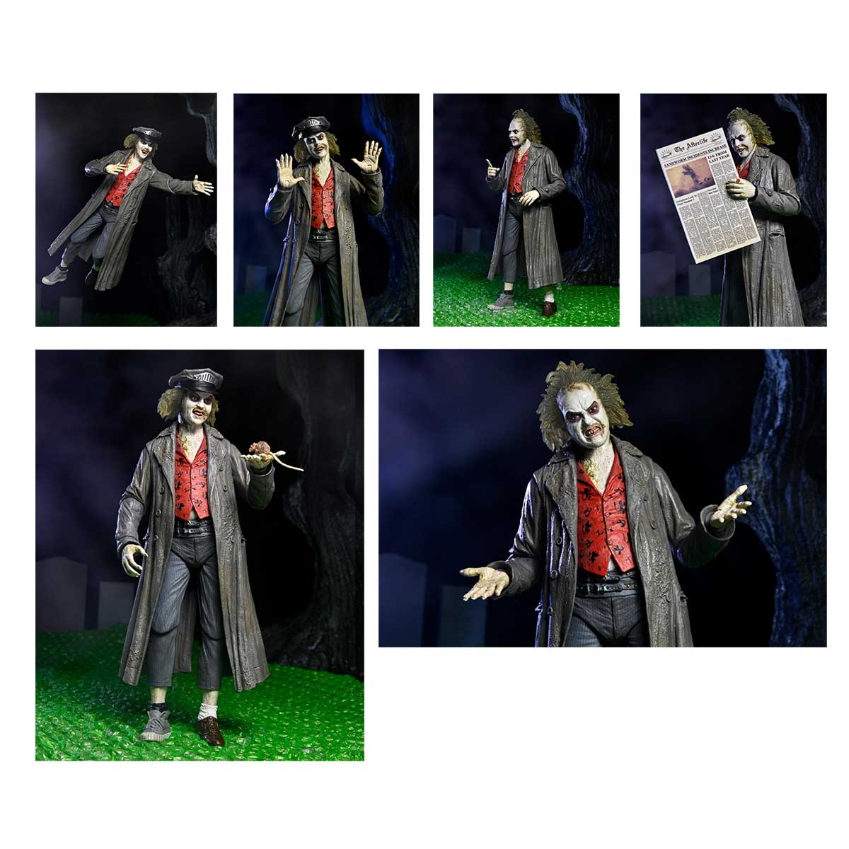 (PRE ORDER) NECA 1988 Tour Guide Ultimate Beetlejuice Action Figure New