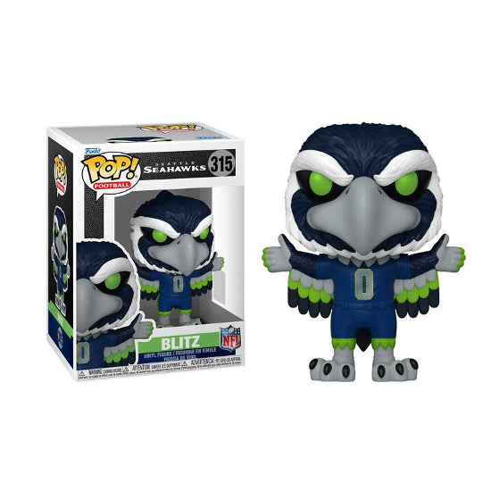 Funko POP Sports NFL Football Seattle Seahawks Mascot Blitz Vinyl Figure New