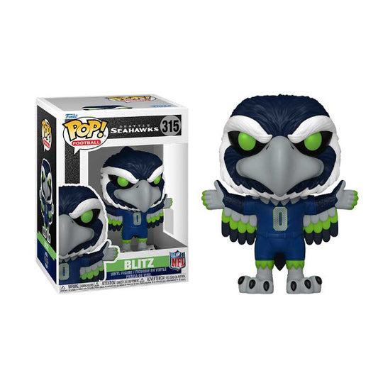 Funko POP Sports NFL Football Seattle Seahawks Mascot Blitz Vinyl Figure New