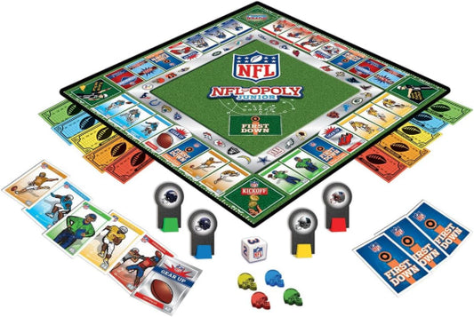 Masterpieces NFL Football Junior Opoly Board Game New