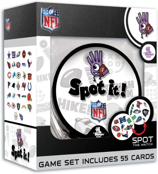 Masterpieces NFL Football SPOT IT Game Brand New