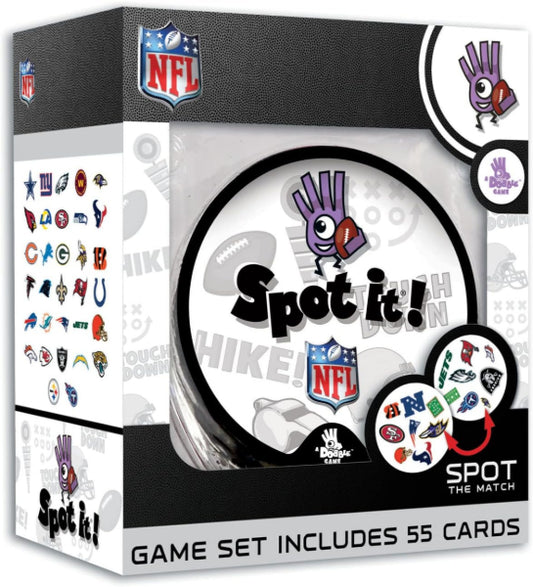 Masterpieces NFL Football SPOT IT Game Brand New