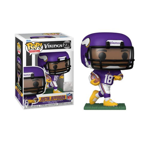 Funko POP Sports NFL Football Minnesota Vikings Justin Jefferson Vinyl Figure New