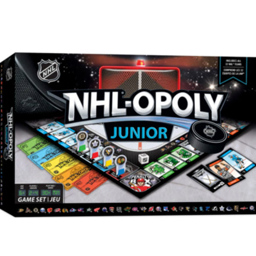 Masterpieces NHL Hockey Junior Opoly Board Game New