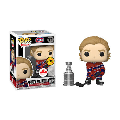 Funko Pop NHL Hockey Montreal Canadiens HABS Guy LaFleur CHASE With Cup Figure