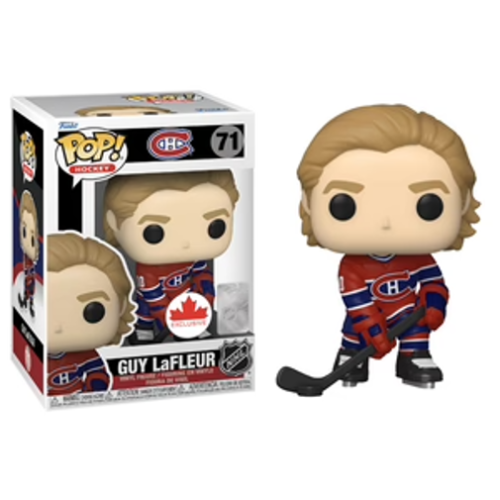 Funko Pop NHL Hockey Montreal Canadiens Guy LaFleur Vinyl Action Figure New