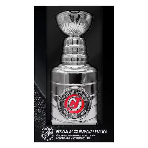 NHL Hockey New Jersey Devils NJ 8" Replica Stanley Cup Champions Trophy New