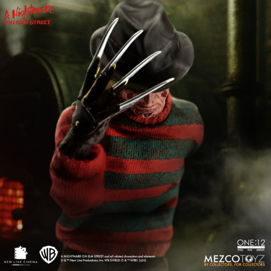 Mezco Toyz 1:12 Collective Action Figure Nightmare On Elm St Freddy Krueger Figure New