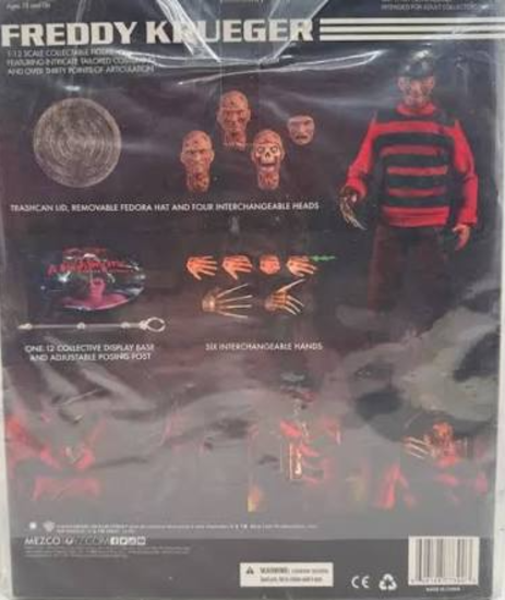 Mezco Toyz 1:12 Collective Action Figure Nightmare On Elm St Freddy Krueger Figure New