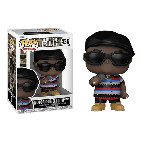 Funko POP Music Notorious BIG Biggie Summer '95 Vinyl Figure New