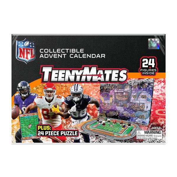 (PRE ORDER) Party Animal NFL Football Teenymates Advent Calendar Action Figures New