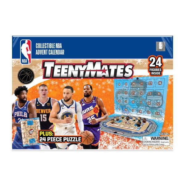 (PRE ORDER) Party Animal NBA Basketball Teenymates Advent Calendar Action Figures New