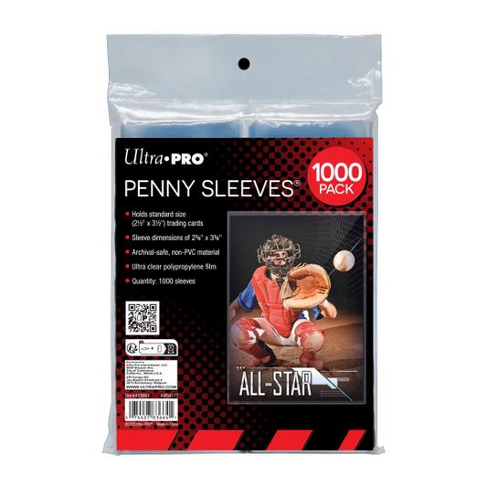 Ultra Pro Card Penny Sleeves 1000 Count Pack New