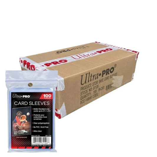 Ultra Pro Card Penny Sleeves Full Case 100 Packs/100 Sleeves Each 10 000 Total