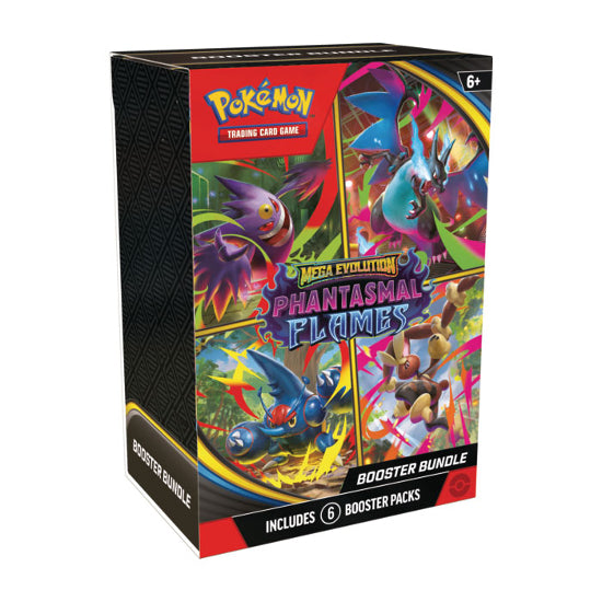 (PRE ORDER) Pokemon TCG Mega Evolution Phantasmal Flames Booster Bundle Box New