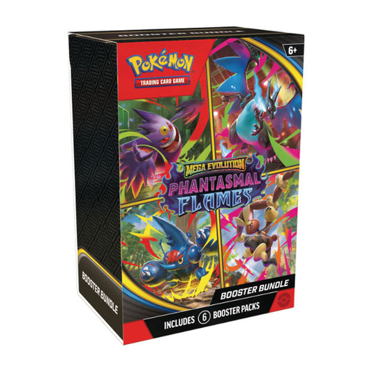 (PRE ORDER) Pokemon TCG Mega Evolution Phantasmal Flames Booster Bundle Box New