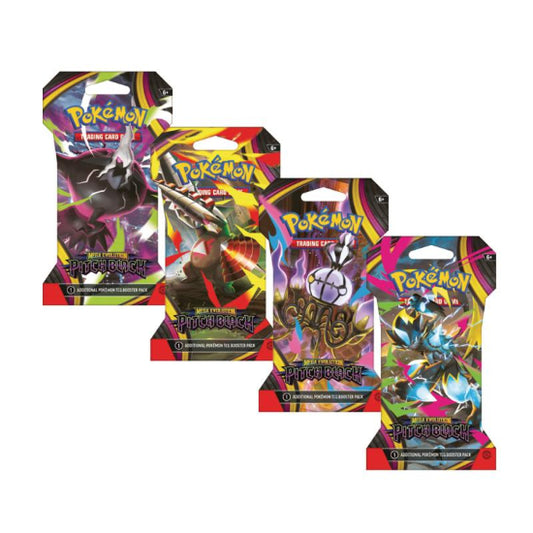 Pokemon TCG Mega Evolution Pitch Black Blister Packs Lot Of 4 Factory Sealed